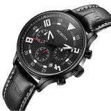 OCHSTIN 6050G Fashion Men Quartz Watch Luxury Leather Strap Sport Watch
