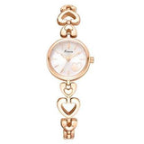 KIMIO K6206S Fashion Women Quartz Watch Elegant Heart-sharp Ladies Bracelet Watch