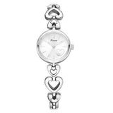 KIMIO K6206S Fashion Women Quartz Watch Elegant Heart-sharp Ladies Bracelet Watch