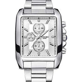 LONGBO 80006 Men Watch Steel Strap Alloy Case Luminous Fashion Casual Quartz Wrist Watch