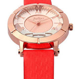 JULIUS 789 Fashion Luxury Leather Strap Ladies Student Quartz Watch