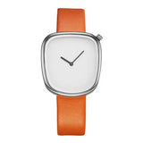 SINOBI 9705 Luxury Simple Design Leather Strap Fashion Men Women Quartz Wrist Watch