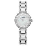 KIMIO KW6016M Fashion Women Quartz Watch Luxury Rhinestones Ceramic Watch