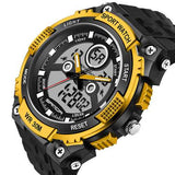 SANDA 709 Dual Display 30M Waterproof Outdoor Sport Military Fashion LED Digital Watch