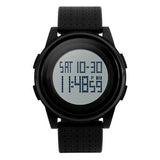 SKMEI 1206 LED Fashion Male Female EL Light 50M Waterproof Digital Watch