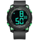 OHSEN 1710 Digital Watches Stopwatch Alarm Military Sport Swimming Men LED Watch