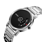 SKMEI 1260 Creative Watch Luxury Male Stainless Steel Strap Quartz Business Wrist Watch