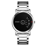 SKMEI 1260 Creative Watch Luxury Male Stainless Steel Strap Quartz Business Wrist Watch