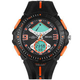 SMAEL 1315 Fahsionable LED Digital Watch Analog and Digital Dual Display Male Wristwatch