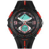 SMAEL 1315 Fahsionable LED Digital Watch Analog and Digital Dual Display Male Wristwatch