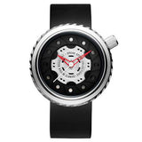 BREAK M728 Casual Style Men Wrist Watch Rubber Strap Creative Quartz Watch