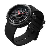 BREAK M728 Casual Style Men Wrist Watch Rubber Strap Creative Quartz Watch