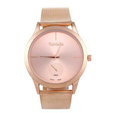 Casual Style Ladies Watch Stainless Steel Strap Quartz Wristwatch