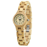 BEWELL ZS-W123A Simple Fashionable Wood Watch Women Quartz Wrist Watch