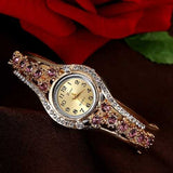 LVPAI XR1959 Fashionable Rhinestone Ladies Bracelet Watch