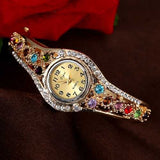 LVPAI XR1959 Fashionable Rhinestone Ladies Bracelet Watch