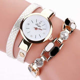 DUOYA DY106 Fashionable Vintage Leather Women Bracelet Watch