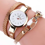 DUOYA DY106 Fashionable Vintage Leather Women Bracelet Watch
