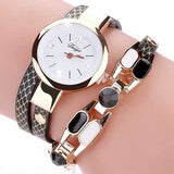DUOYA DY106 Fashionable Vintage Leather Women Bracelet Watch