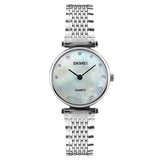 SKMEI 1223 Rhinestones Waterproof Ladies Wrist Watch