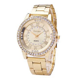 Fashionable Diamonds Stainless Steel Ladies Wrist Watch