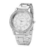 Fashionable Diamonds Stainless Steel Ladies Wrist Watch