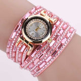 DUOYA DY004 Crystal Casual Style Ladies Bracelet Watch