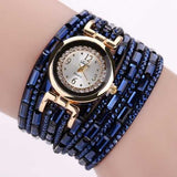 DUOYA DY004 Crystal Casual Style Ladies Bracelet Watch