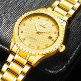 TEVISE Diamonds Business Style Automatic Mechanical Watch