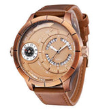 OULM HP6032 Unique Design Calendar Creative Watch Genuine Le