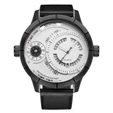 OULM HP6032 Unique Design Calendar Creative Watch Genuine Le