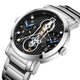 GUANQIN GJ16103 Skeleton Calendar Auto Mechanical Watches