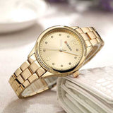 CURREN 9003 Crystal Casual Style Stainless Women Wrist Watch