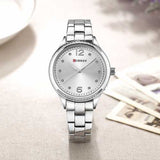 CURREN 9003 Crystal Casual Style Stainless Women Wrist Watch