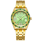 OUBAOER 6093LB Crystal Casual Style Women Wrist Watch