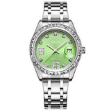 OUBAOER 6093LB Crystal Casual Style Women Wrist Watch