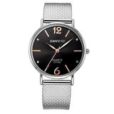 SMEETO Casual Style Steel Strap Ladies Dress Quartz Watch