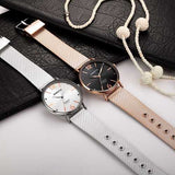 SMEETO Casual Style Steel Strap Ladies Dress Quartz Watch
