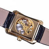 GMT983-1 Casual Style Rectangle Self-Wind Mechanical Watch