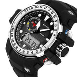 SANDA 399 Calendar Luminous Alarm Dual Display Digital Watch