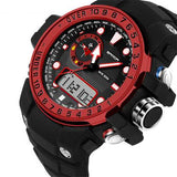 SANDA 399 Calendar Luminous Alarm Dual Display Digital Watch