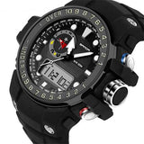 SANDA 399 Calendar Luminous Alarm Dual Display Digital Watch