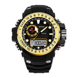 SANDA 399 Calendar Luminous Alarm Dual Display Digital Watch