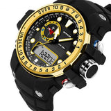 SANDA 399 Calendar Luminous Alarm Dual Display Digital Watch