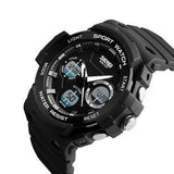 SKMEI 1247  Luminous Chronograph Dual Display Digital Watch