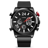 SINOBI 9732 Chronograph Luminous Dual Display Digital Watch