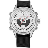 WEIDE 6306 Cosy Silicone Calendar Dual Display Digital Watch