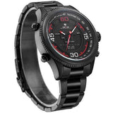 WEIDE 6306 Calendar Luminous Dual Display Digital Watch
