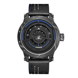 WEIDE UV1708 Casual Style Leather Strap Clock Creative Watch