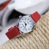 HOREDAR 3079 Retro Style Small Dial Leather Women Watch